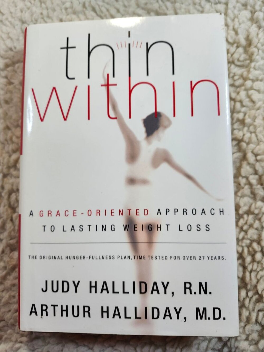 Thin Within Judy Halliday Arthur Halliday Hardcover Jacket Weight Loss Program